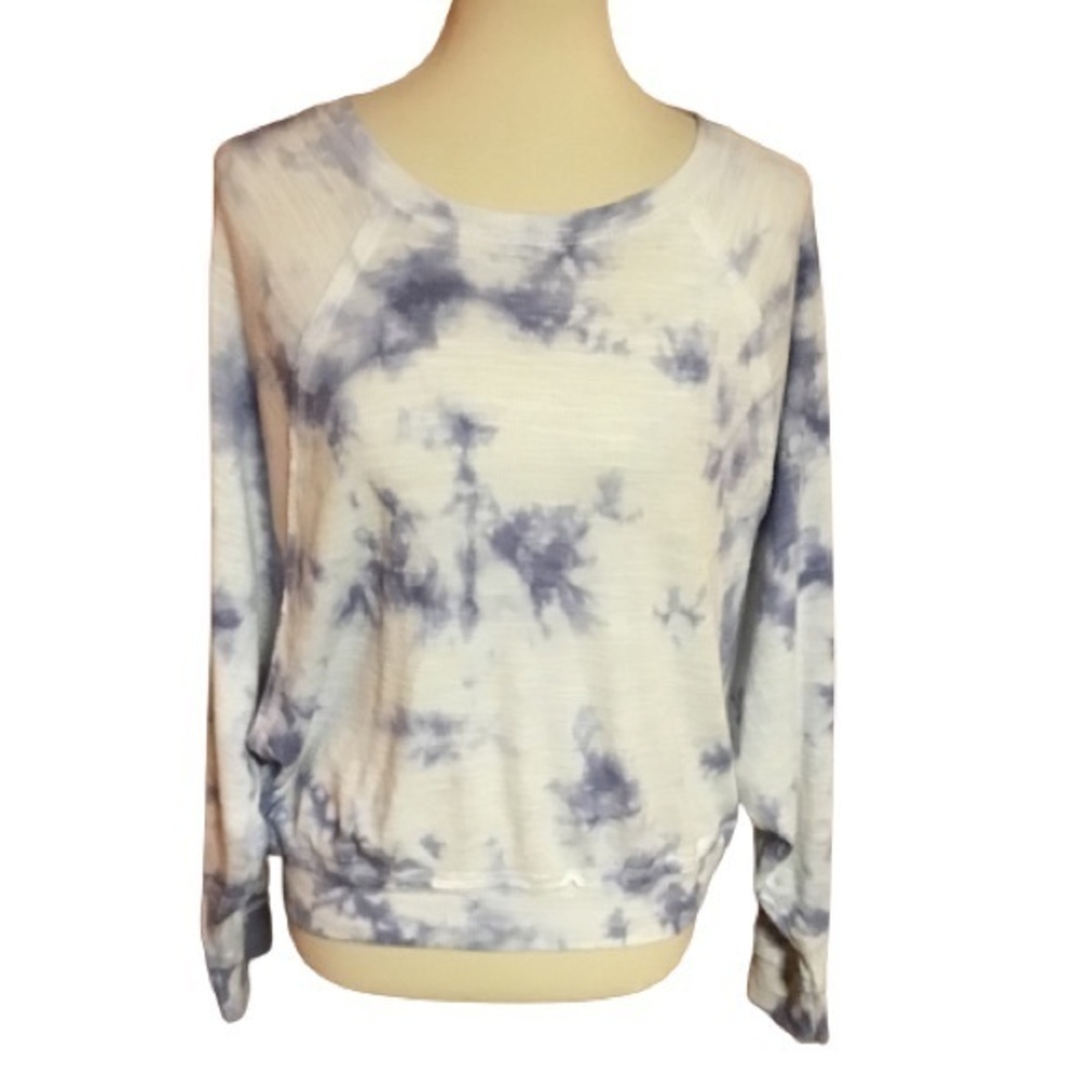 Z Supply Slouchy blue tie dye top
